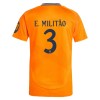 Original Fußballtrikot Real Madrid E. Militao 3 Auswärtstrikot 2024-25 Für Herren